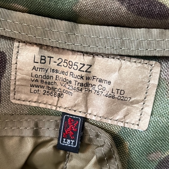 U.S. Army | Bags | New Army Issued Rucksack With Frame Lbt2595zz | Poshmark
